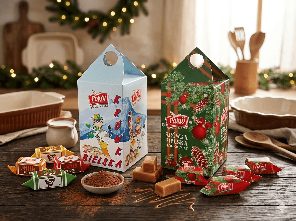 Krówki Bielska sezonowe Spółdzielnia POKÓJ o różnych smakach inspirowanych porami roku